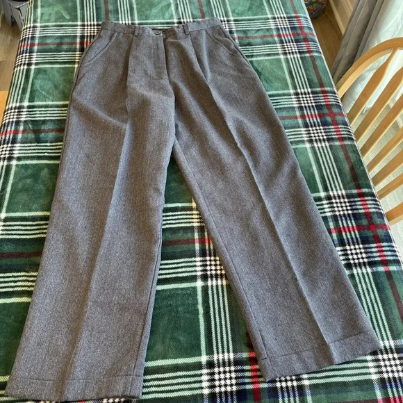 NWT Geoffrey Beene Sport Women Gray Dress Pants 12P NWT - Picture 1 of 7